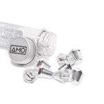 12 AMO Pro Studs (13x15mm) – Aluminium