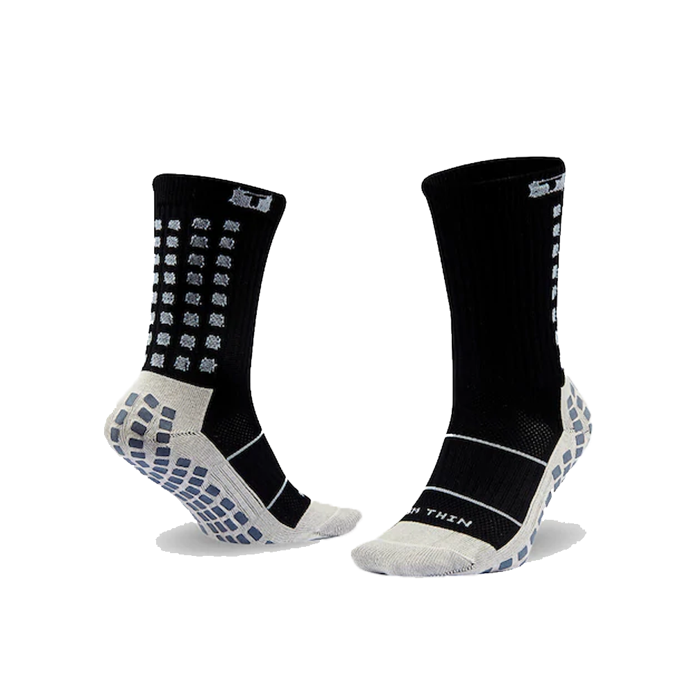 TRUSOX - Mid-Calf Cushion - Black with White Trademarks | Global Soccerstore