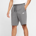 Nike Sportswear Club Shorts – Charcoal Heathr/White