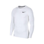 Nike Pro Long Sleeve Top – White/Black