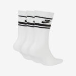 Nike Sportswear Everyday Essential Crew Socks 3P – Stripes – White/Black/(Black)