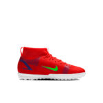 Jr Nike Mercurial Superfly 8 Academy TF – Bright Crimson/Indigo Burst/Rage Green