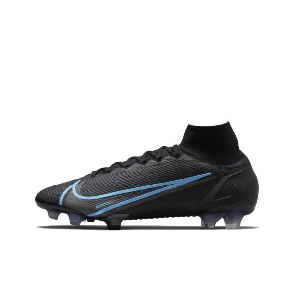 Nike Mercurial Superfly 8 Elite FG - Black/Iron Grey/University Blue image 1 | CV0958-004 | Global Soccerstore