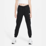 Women’s Nike Sportswear Fleece Joggers – Black/(White)