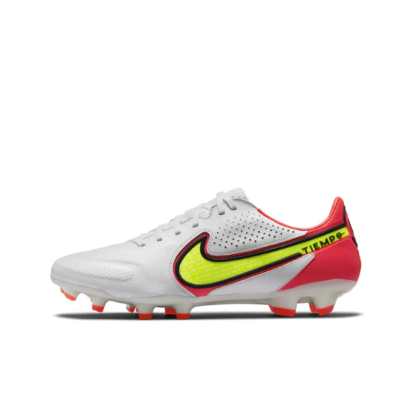 Nike Tiempo Legend 9 Pro FG - White/Volt/Bright Crimson/Black image 1 | DA1175-176 | Global Soccerstore