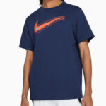 Nike Sportswear Swoosh Tee – Midnight Navy/(Turf Orange)
