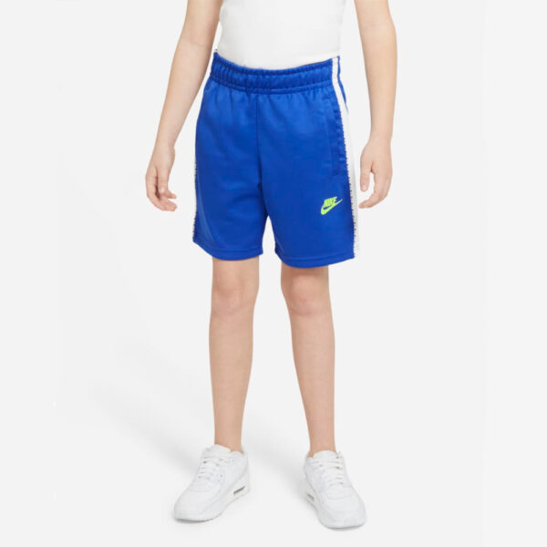 Kids' Nike Sportswear Repeat Shorts - Game Royal/(Volt) image 1 | DJ4013-480 | Global Soccerstore