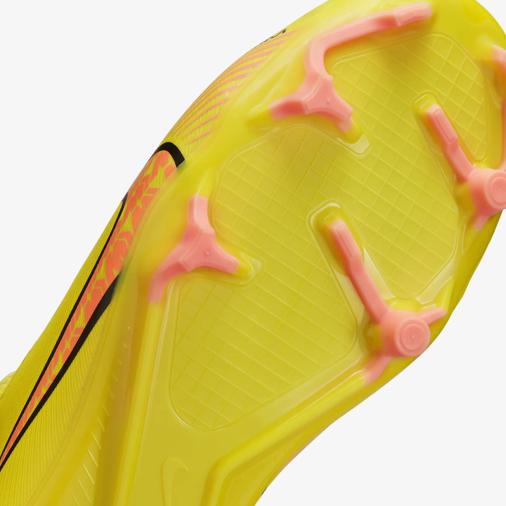 Jr Nike Zoom Mercurial Superfly 9 Academy FG/MG – Yellow Strike/Sunset Glow/Volt Ice/Coconut Milk/Black