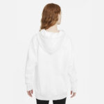 Women’s Nike Sportswear Essential Fleece Hoodie – White/(Black)