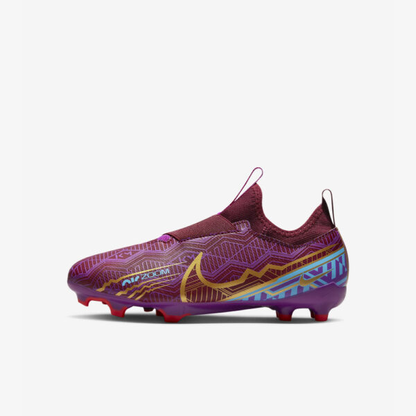 Nike Mbappe Zoom Mercurial Vapor 15 Academy FG Firm Ground Soccer Cleats -  Dark Beetroot & Vivid Gold - Soccer Master