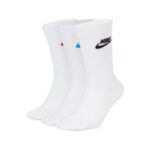Nike Sportswear Everyday Essential Crew Socks 3P – WH(UR)/WH(LPB)/WH(BLK)