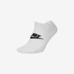 Nike Sportswear Everyday Essential No Show Socks 3P – White/(Black)